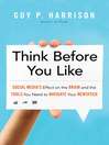 Cover image for Think Before You Like